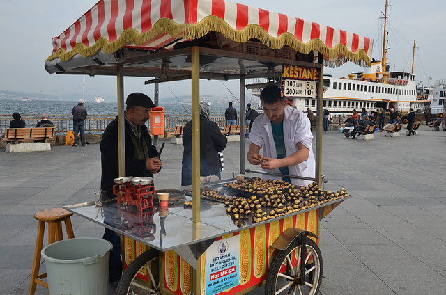 Chestnuts in Istanbul