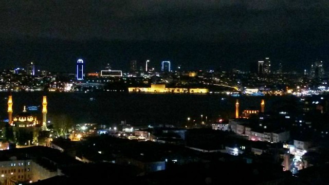 Istanbul view at night