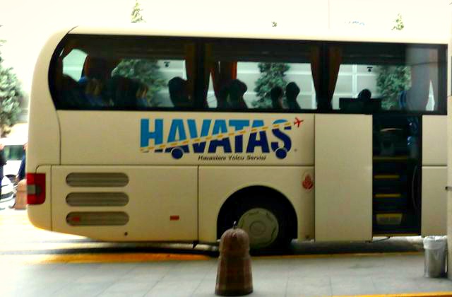 Transfer bus at Istanbul airport