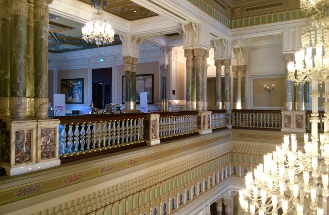 Ciragan Palace Kempinski hotel.  Floors and decor.