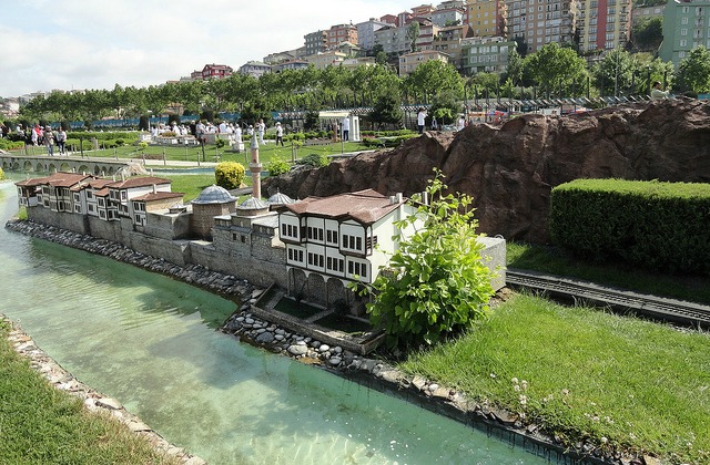 Model at Miniaturk park in Istanbul