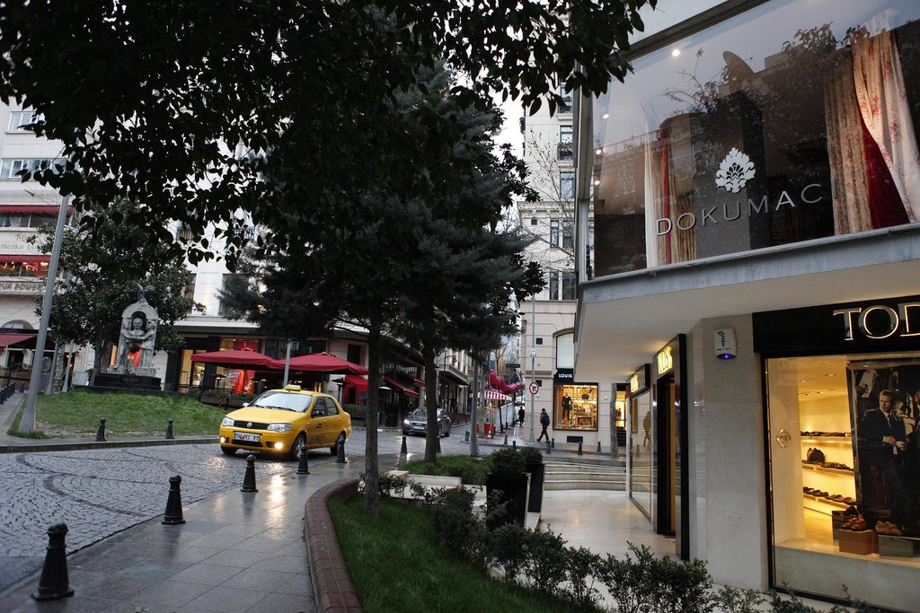 Street in Nisantasi area in Istanbul
