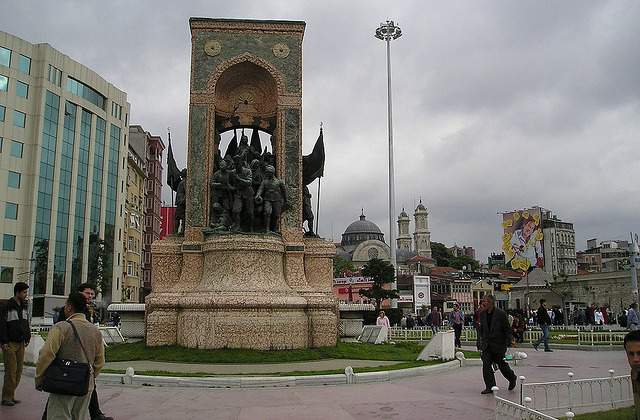 Monument in Taksim Square