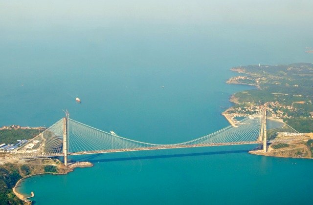 Third bridge over Bosphorus Istanbul
